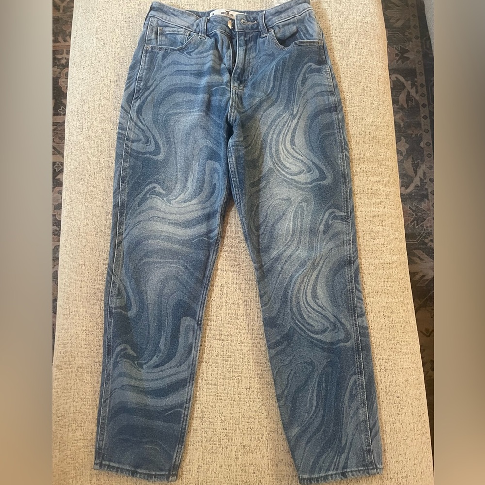 Hollister Blue Swirl womens jeans